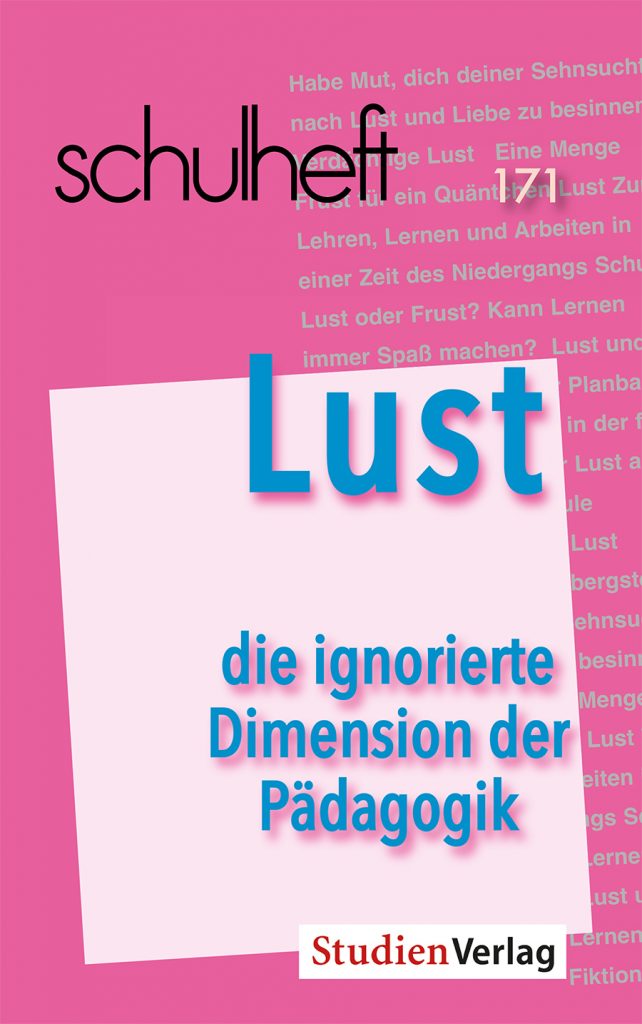 Buchcover Lust - die ignorierte Dimension der Pädagogik